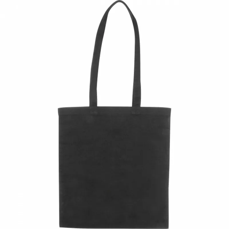Torba bawełniana z długimi uszami 140 g/m2 COPENHAGEN - czarny (088003)