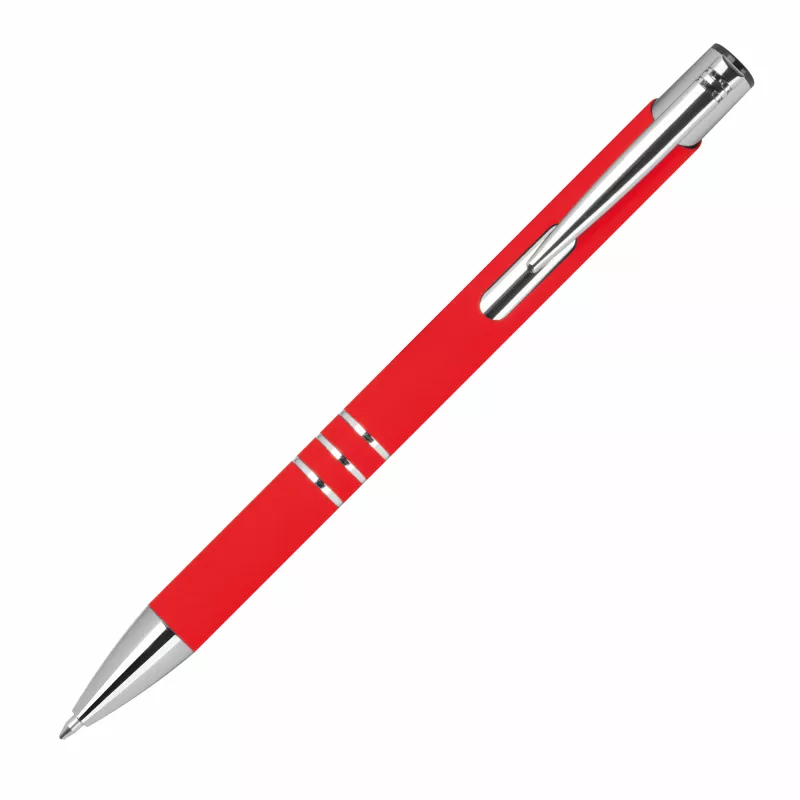 Długopis metalowy półżelowy DUNMORE - czerwony (399105)