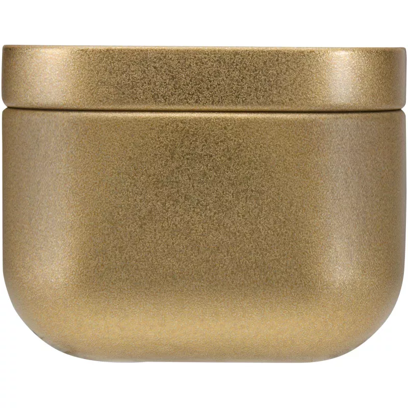 Tindra kwadratowa świeca w puszce o zapachu wanilii - Złoty (12635214)