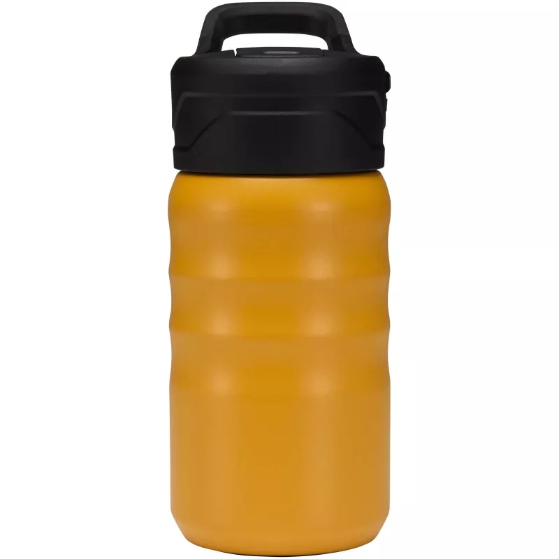 Bidon sportowy Knox o pojemności 350 ml, wykonana ze stali nierdzewnej z podwójnymi ściankami i materiału pochodzącego z recy - Żółty (10095211)