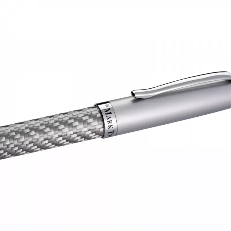 Długopis metalowy Columbia Mark Twain AURORA - szary (1784107)