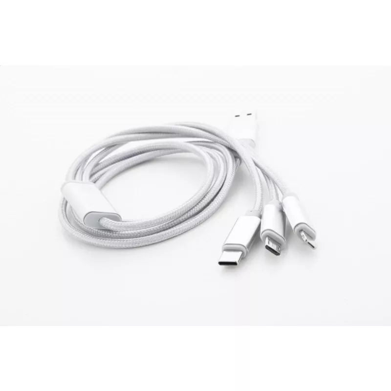 Ralong kabel USB do ładowania - srebrny (AP864059-21)