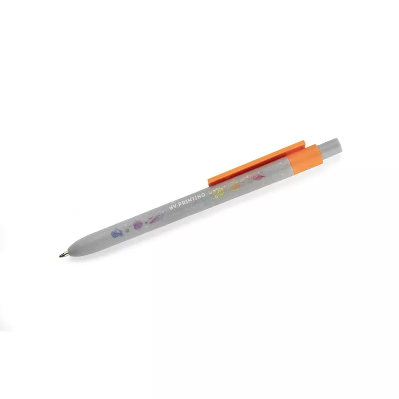 Długopis z tworzywa z dodatkiem zmielonych muszli SELIS - pomarańczowy (19735-07)