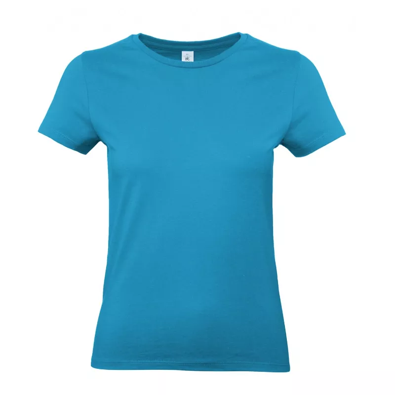 Damska koszulka reklamowa 185 g/m² B&C #E190 / WOMEN - Atoll (441) (TW04T/E190-ATOLL)