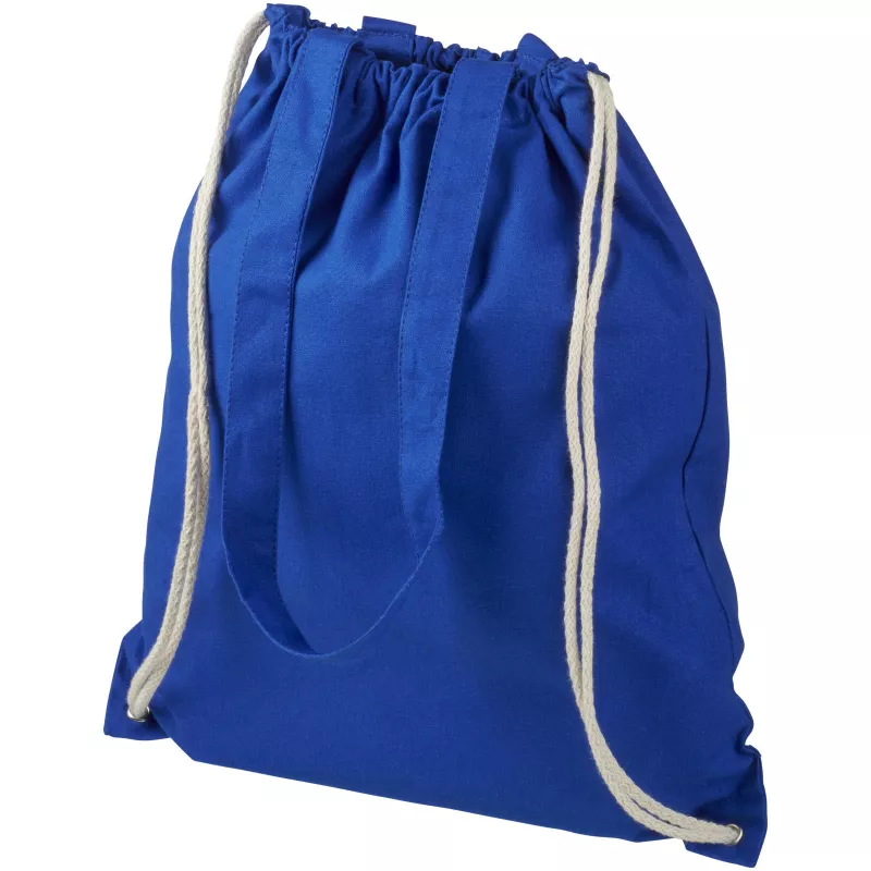 Plecak Eliza wykonany z bawełny o gramaturze 240 g/m² , 38 x 42 cm - Błękit królewski (12027602)