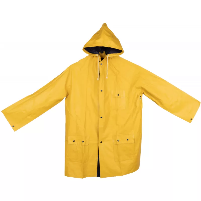Płaszcz przeciwdeszczowy dwustronny NANTERRE - żółto-granatowy (920548)