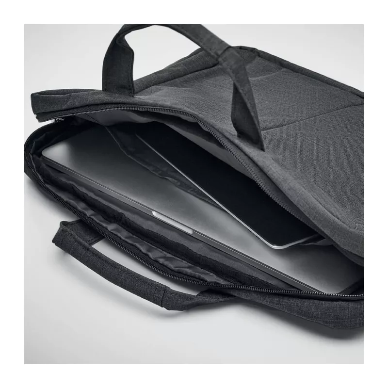 Torba na laptopa 15" z poliestru 360D STOCKHOLM - Szary (MO8957-07)