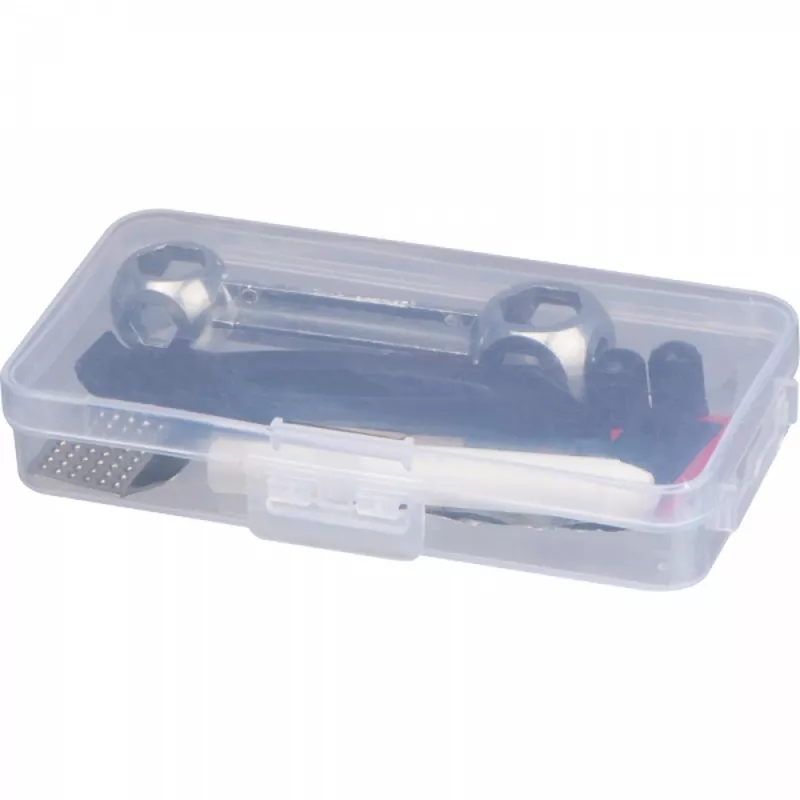 Zestaw narzędzi rowerowych ELIO - przeźroczysty (9269366)