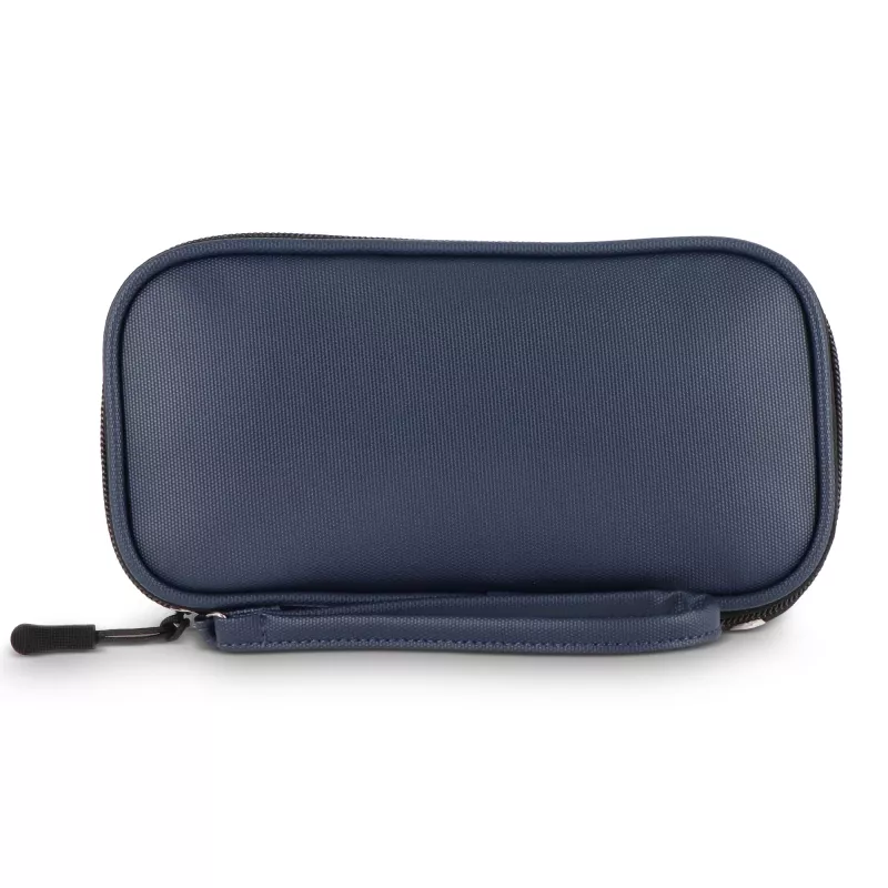 Torba organizacyjna Kyra 210D z powłoką PU z rPET, 20 x 11,5 x 2 cm - ciemnoniebieski (LT95326-N0010)