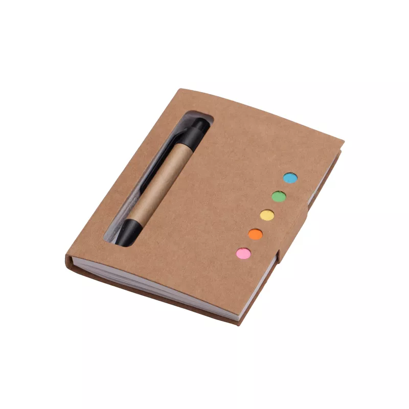 Notes 80x110/100k gładki Mini z długopisem - beżowy (R73667.13)