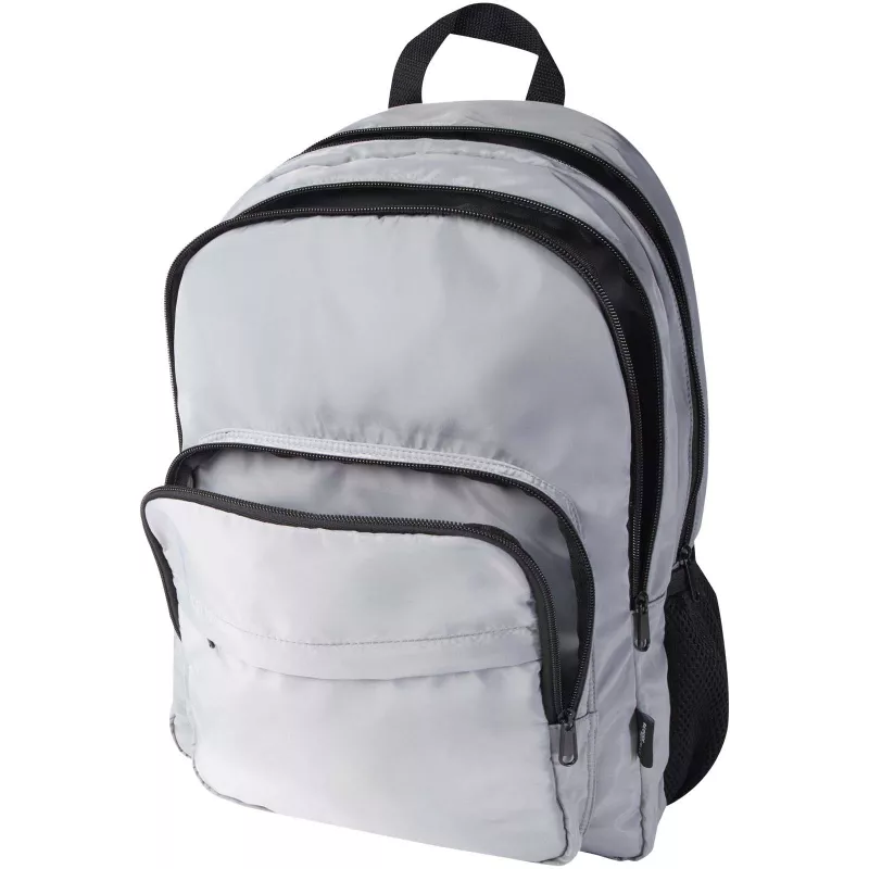 Trend Plus plecak na laptopa o przekątnej 15-cali o pojemności 20 l wykonany z materiałów z recyklingu z certyfikatem GRS - Szary (13008682)