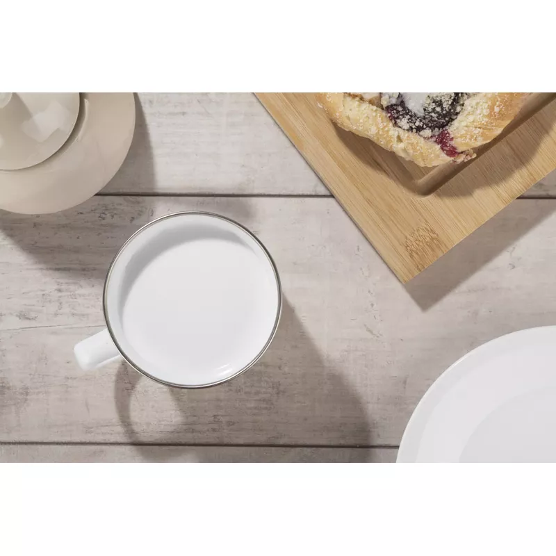 Kubek emaliowany SUBLIM - biały (16025-01)