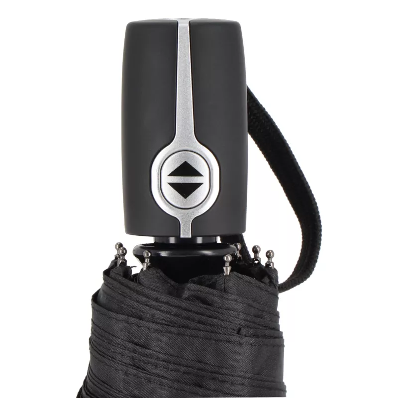 Taman Pongee 21" Wiatroodporny parasol Automatycznie otwierany i zamykany - czarny (LT97117-N0002)