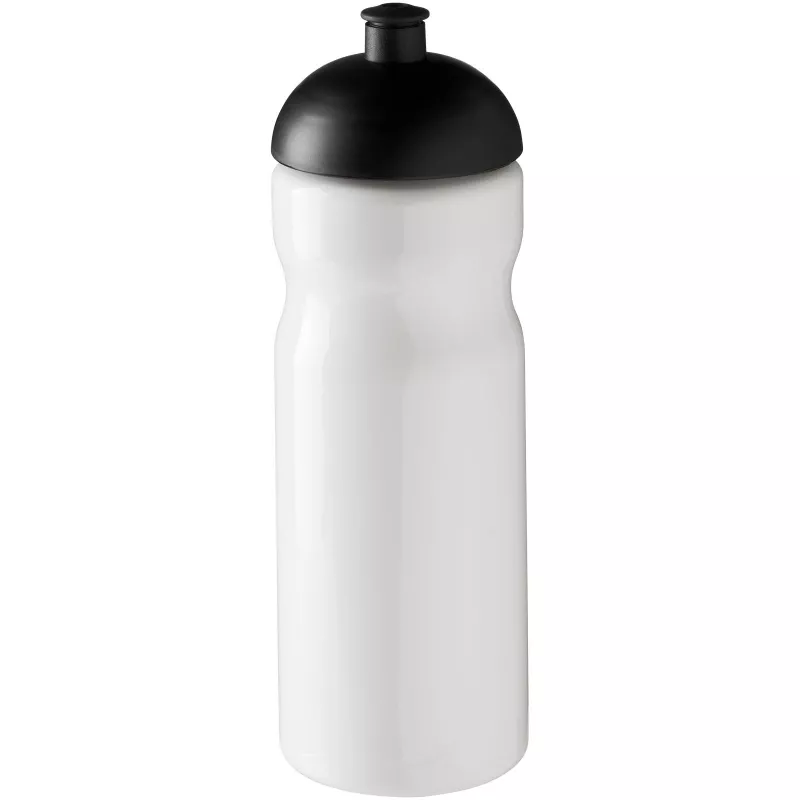 Bidon H2O Base® o pojemności 650 ml z wypukłym wieczkiem - Biały-Czarny (21004715)