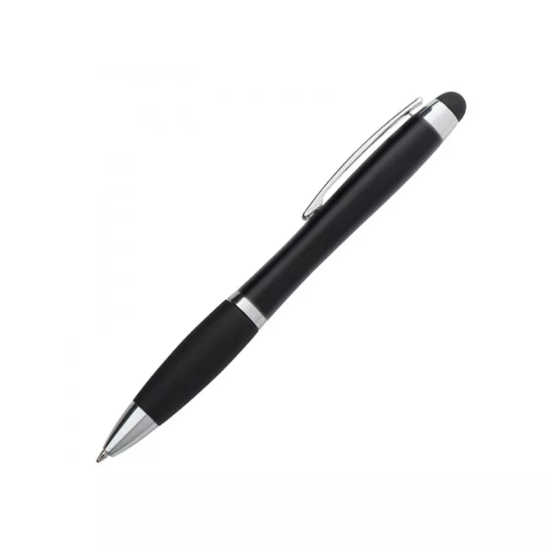 Długopis metalowy touch pen lighting logo LA NUCIA - czarny (054003)