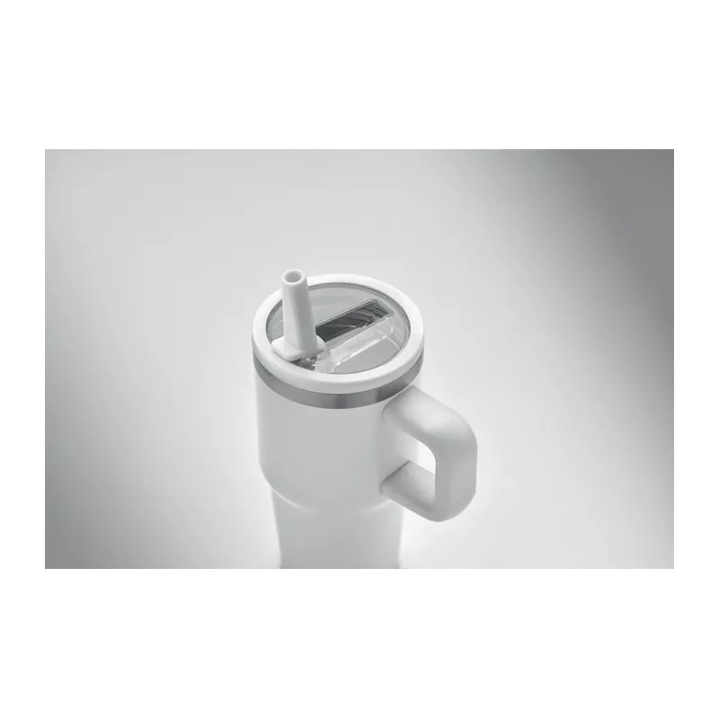 Kubek termiczny ze stali z recyklingu 500 ml ALAND - Bialy (MO3170-06)