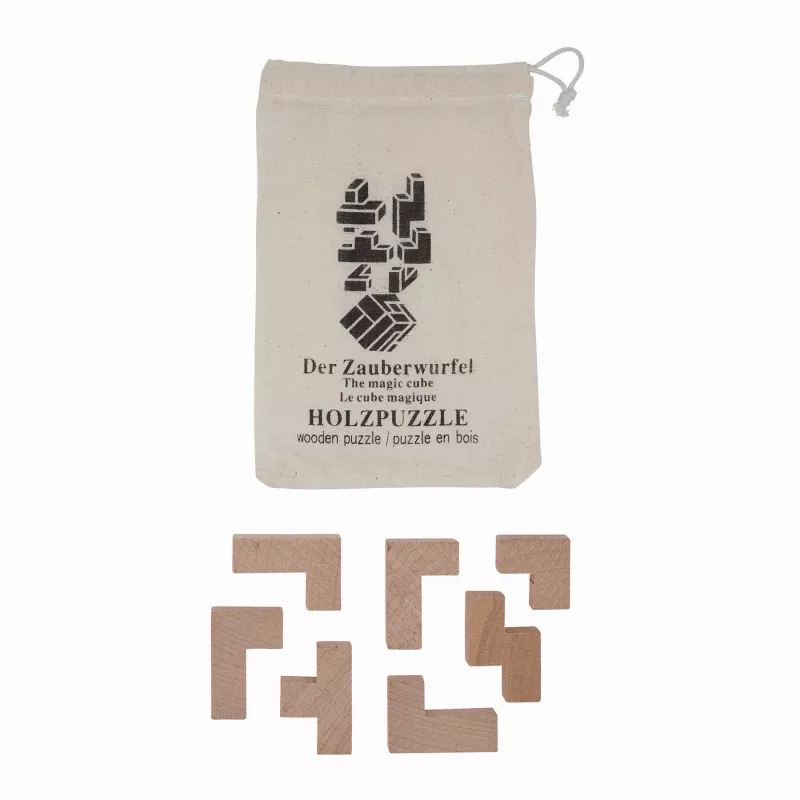Trójwymiarowe puzzle drewniane - Drewno (56-0501032)