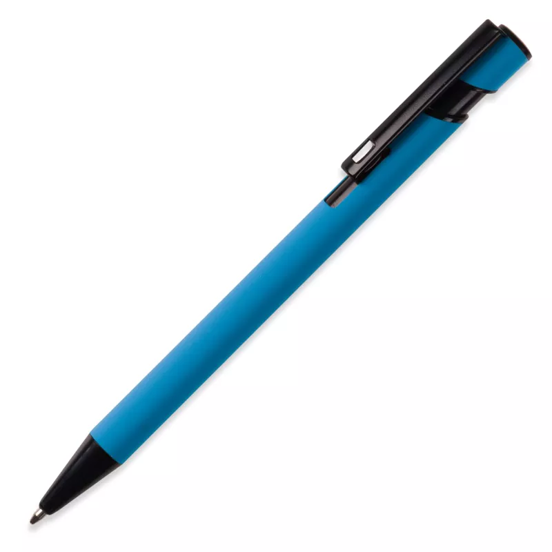 Długopis Valencia soft-touch - jasnoniebieski (LT87749-N0012)