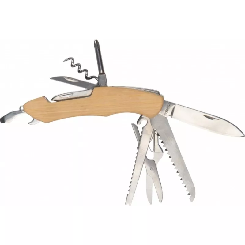 Zestaw latarka i scyzoryk OLDHAM - beżowy (379513)