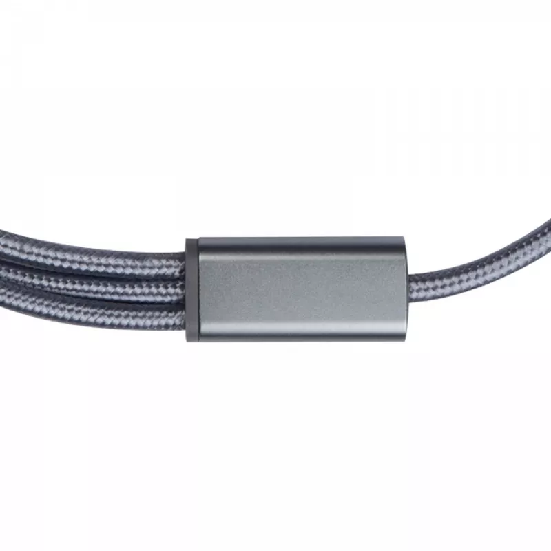 Kabel 3w1 do ładowania długi 120 cm WINCENTY - szary (3266307)