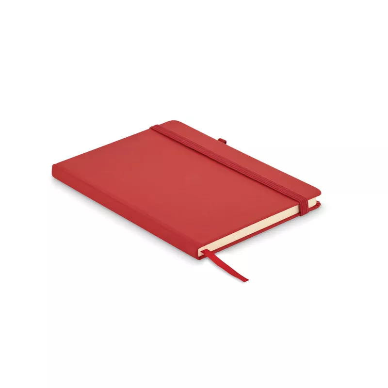 Notes A5 z recyklingu 96 kartek w linię ARPU - Czerwony (MO6835-05)