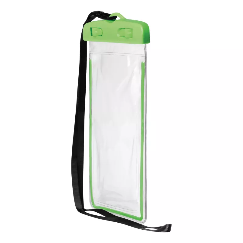 Torebka na telefon - transparentny, zielone jabłko (56-0404928)