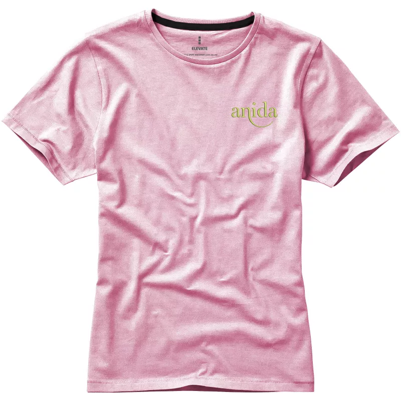 Damski t-shirt Nanaimo z krótkim rękawem - Jasnoróżowy (38012-L_PINK)
