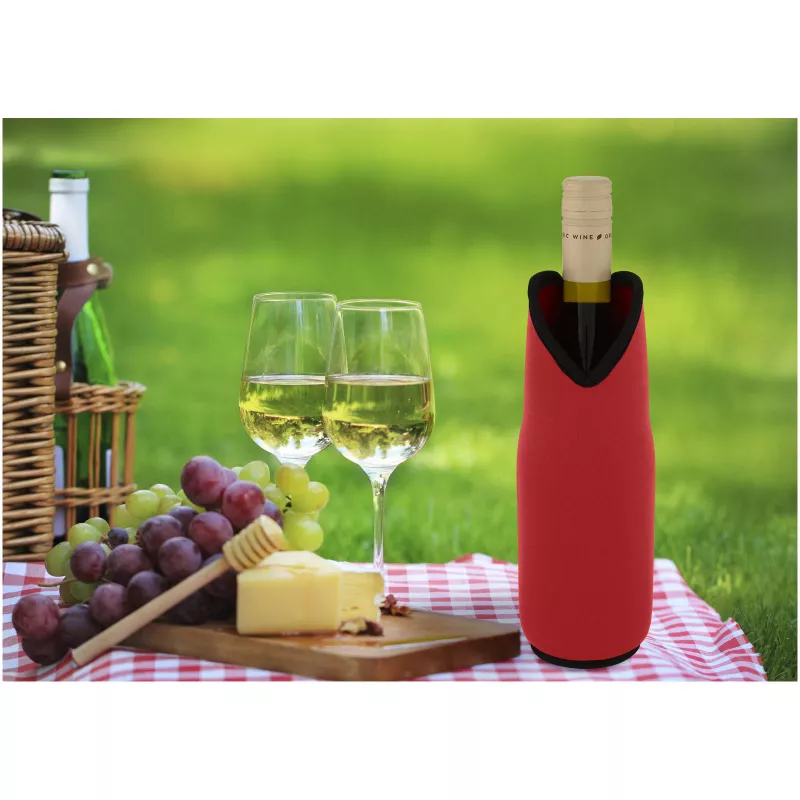 Uchwyt na wino z neoprenu pochodzącego z recyklingu Noun - Czerwony (11328821)