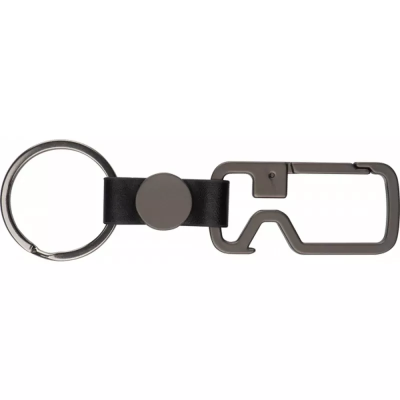 Brelok metalowy MACAU - ciemnoszary (365677)