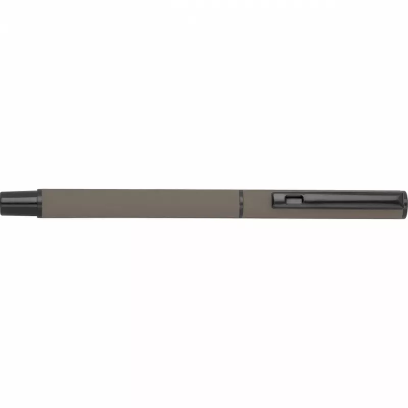 Zestaw piśmienny długopis i pióro kulkowe CANTERBURY - ciemnoszary (533477)