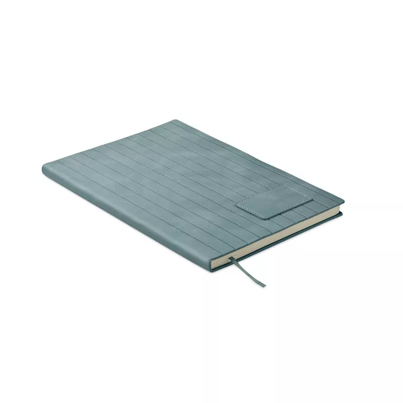 Notes A5 w okładce z PU 80 kartek w linię TINTRAY - Petrol (MO2663-20)