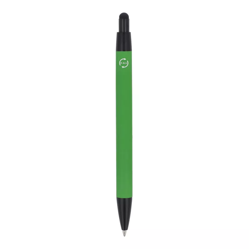 Długopis Alaska softtouch z rysikiem R-AL - jasnożółty (LT87892-N0042)