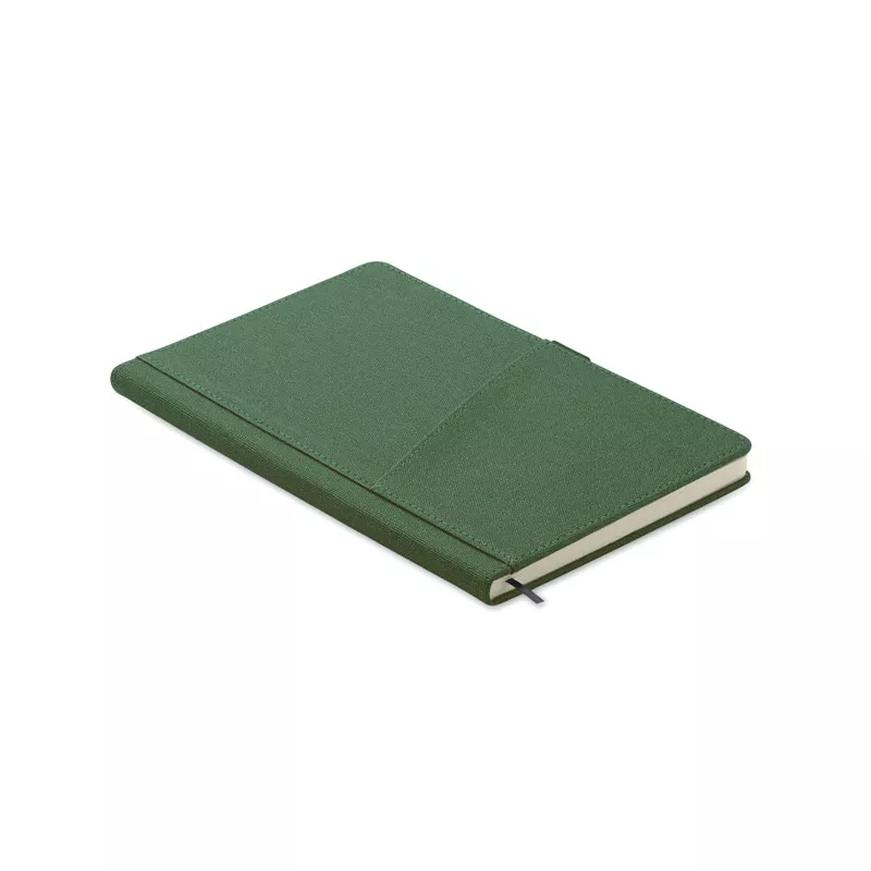 Notes A5 z kieszenią 80 kartek w linię CINCO - Ciemnozielony (MO2285-60)