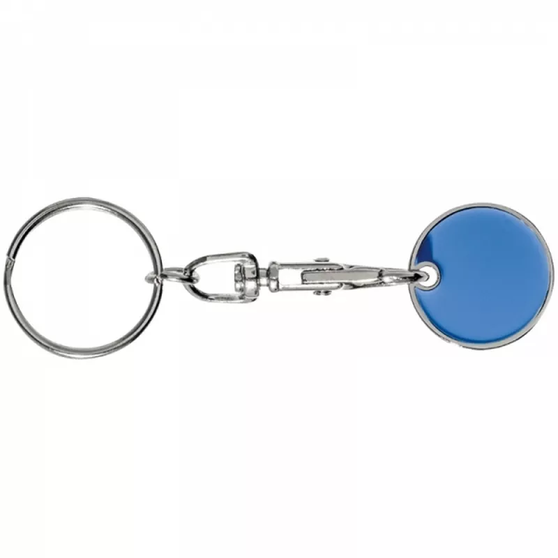 Brelok metalowy z żetonem ARRAS - niebieski (047704)