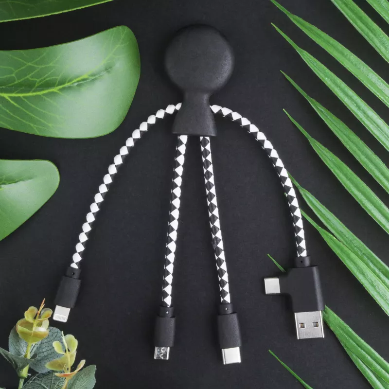 2067 | Xoopar Mr. Bio Eco-Friendly Cable - czarny (LT41003-N0002)