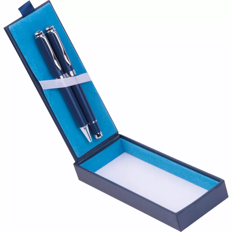 Zestaw piśmienny długopis i pióro kulkowe Mark Twain GERARD - light grey (1538044)