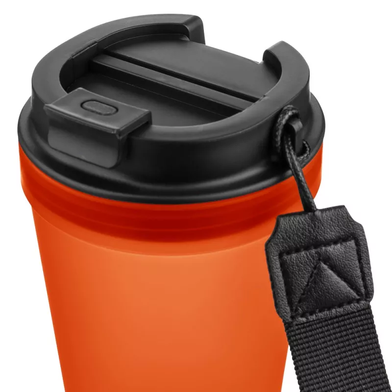 Kubek podróżny 350 ml - pomarańczowy (VB287-07)