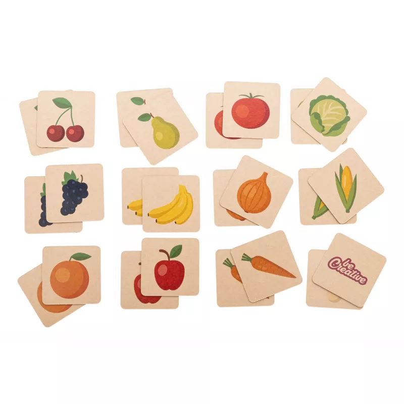 Minimor Eco personalizowana gra memory - naturalny-a (AP716861-B)