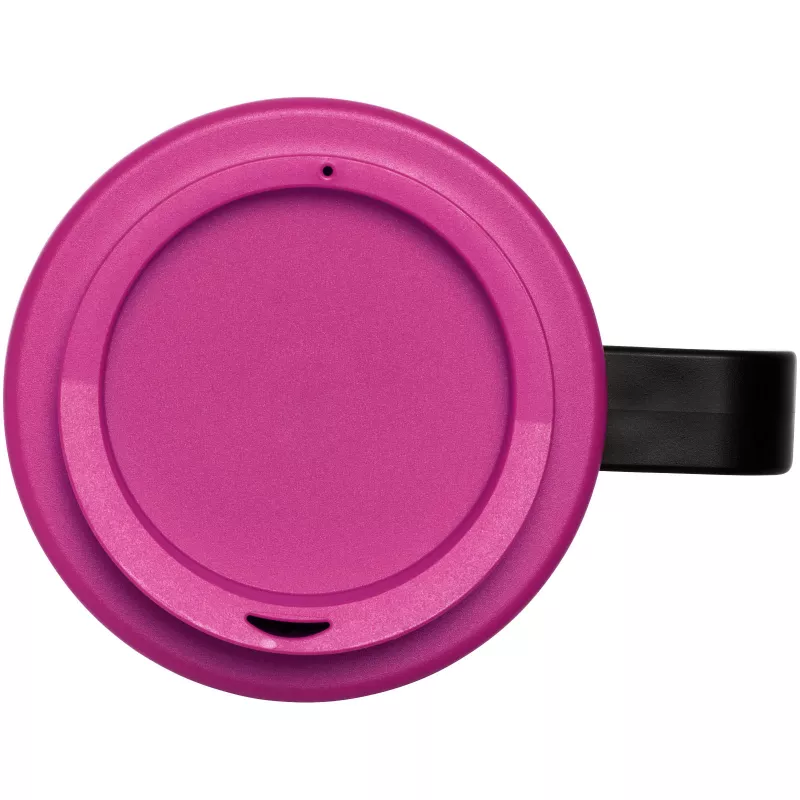 Kubek termiczny z serii Brite-Americano Grande o pojemności 350 ml - Czarny-Różowy (21000621)