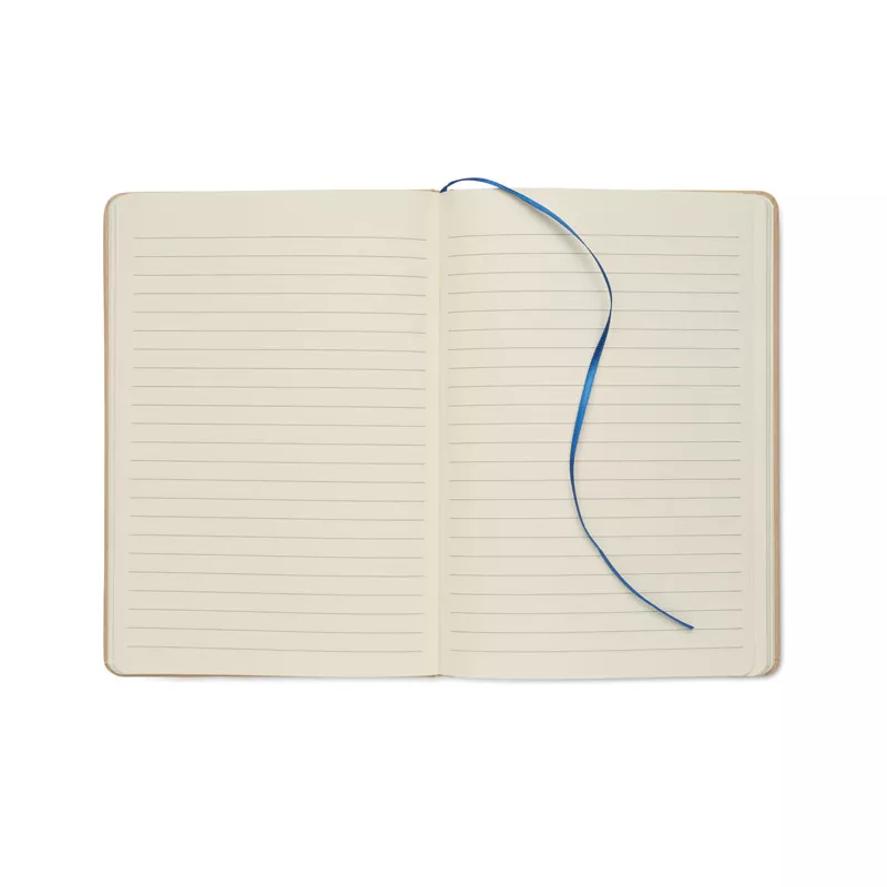 Notes A5 w okładce z kartonu 80 kartek w linię ROUTE - Niebieski (MO2580-04)