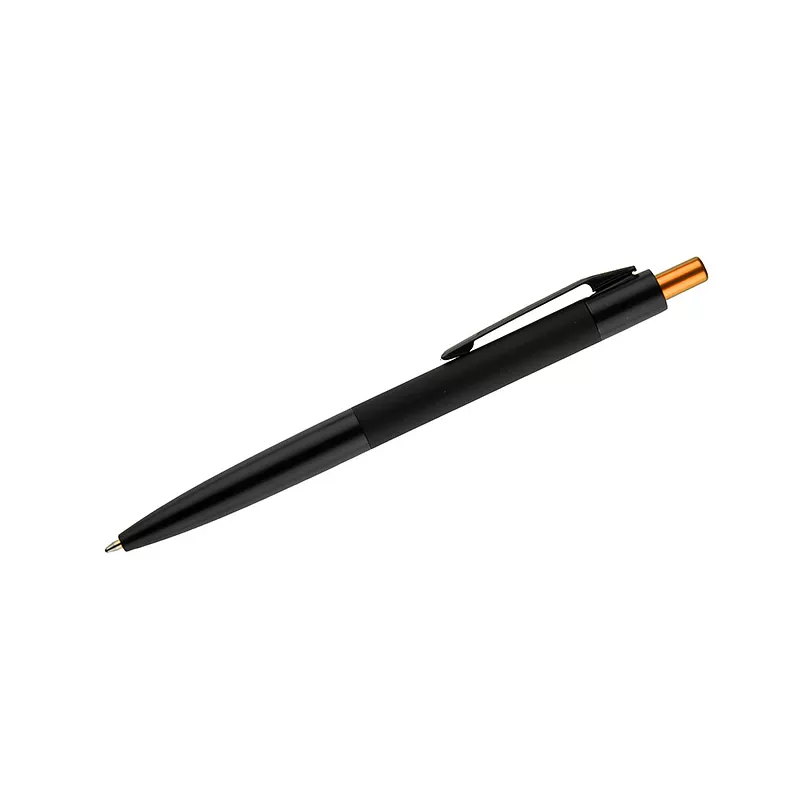 Długopis metalowy z powłoką soft touch i lustrzanym grawerem PAUL - złoty (19746-24)