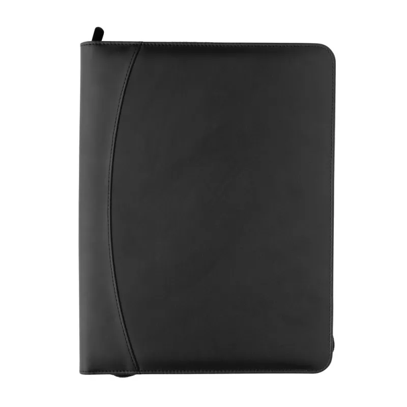 Teczka konferencyjna A4, notatnik, PU z recyklingu - black (P774.401)