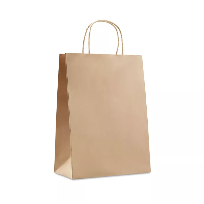 Torba papierowa duża 150 g/m² PAPER LARGE - Bezowy (MO8809-13)