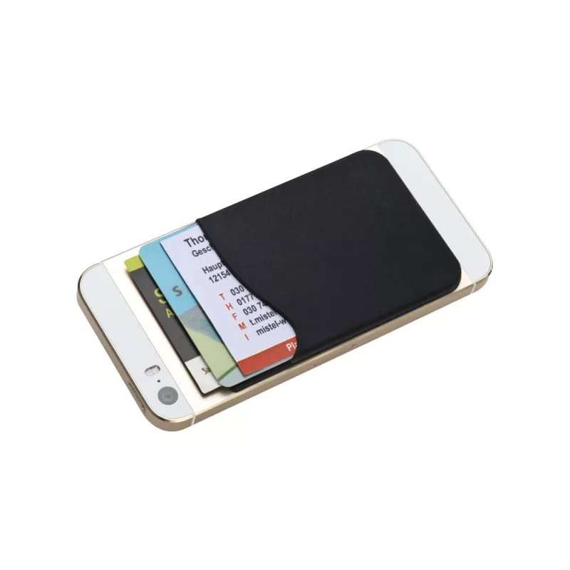 Pokrowiec na kartę do smartfona BORDEAUX - czarny (286403)
