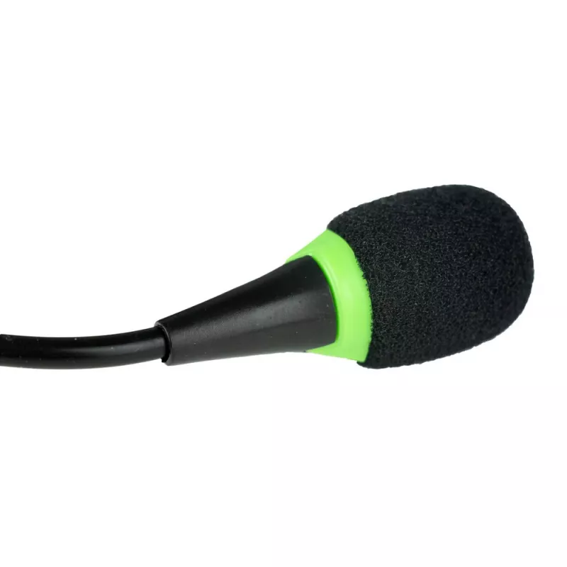 Zestaw słuchawkowy: słuchawki nauszne z mikrofonem | Kaur - czarny (V0169-03)