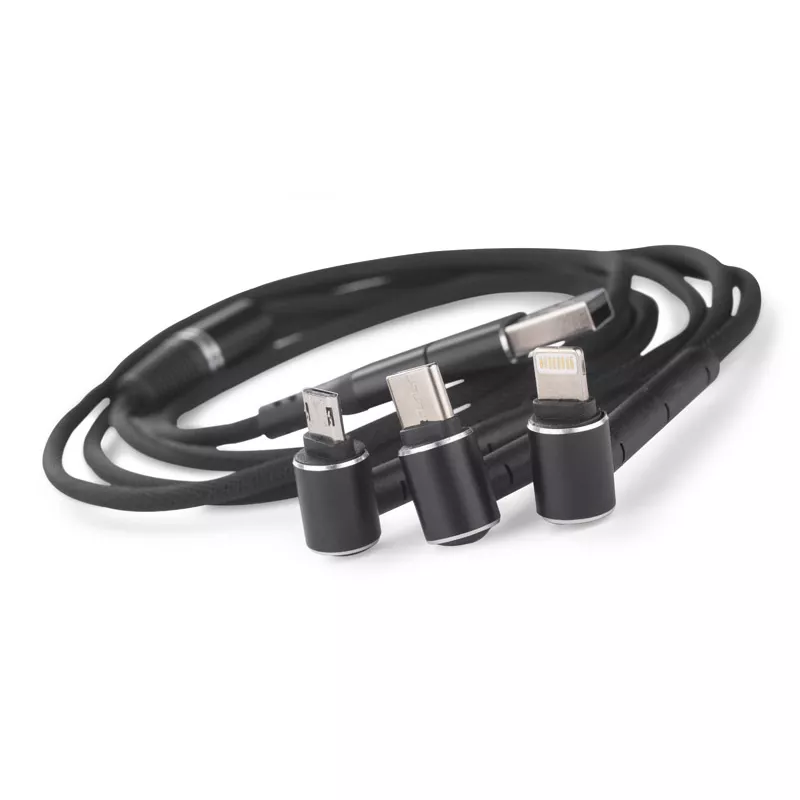 Kabel USB 6 w 1 RICO - czarny (09122-02)