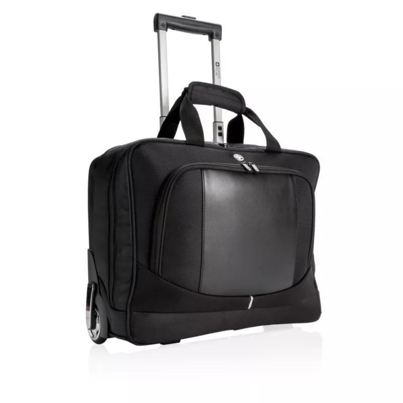 Torba na laptopa 15,4", walizka na kółkach Swiss Peak - czarny (P742.020)