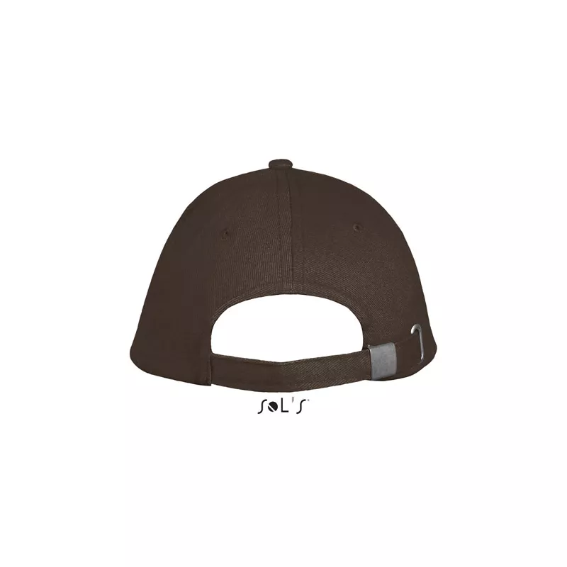 Czapka z daszkiem 5-panelowa 260 g/m² Sol's LONG BEACH - Chocolate/Beige (S00594-IP)