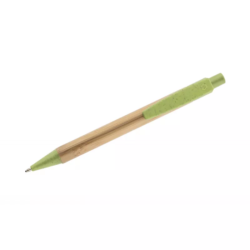 Długopis bambusowy BAMMO - zielony jasny (19669-13)