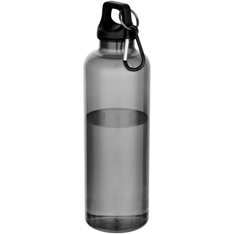 Oregon butelka na wodę o pojemności 750 ml z karabińczykiem wykonana z tworzyw sztucznych pochodzących z recyklingu z certyfikatem RCS - Czarny (10087790)